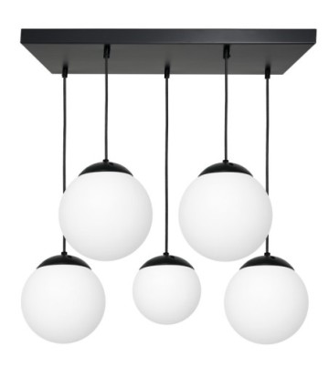 Lampa wisząca LIMA BLACK 5xE14