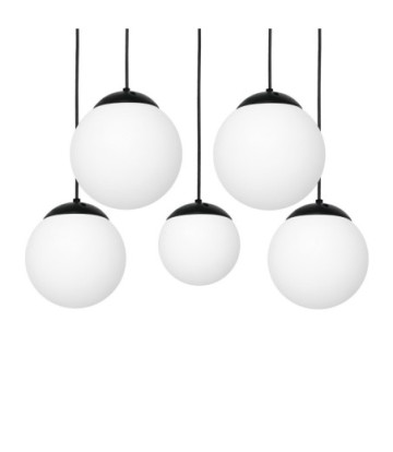 Lampa wisząca LIMA BLACK 5xE14