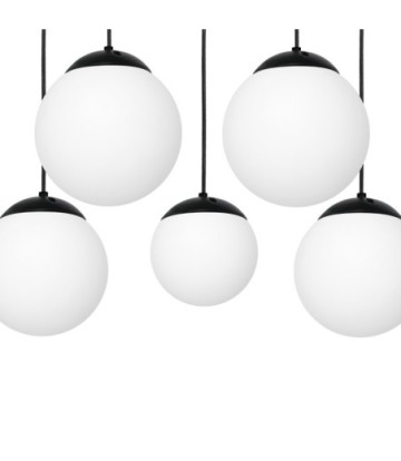 Lampa wisząca LIMA BLACK 5xE14