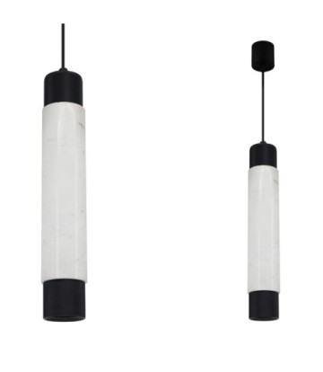 Lampa wisząca MARBLE WHITE/BLACK 1xGU10