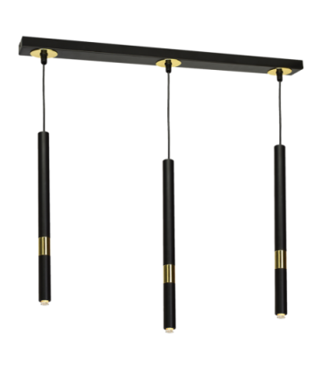 Lampa wisząca MONZA BLACK/GOLD 3xG9 8W