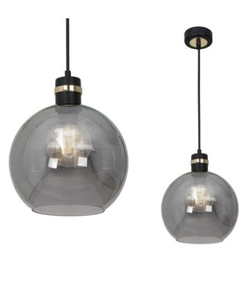 Lampa wisząca OMEGA BLACK/GOLD 1xE27