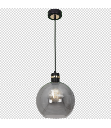 Lampa wisząca OMEGA BLACK/GOLD 1xE27