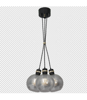 Lampa wisząca OMEGA BLACK/GOLD 3xE27