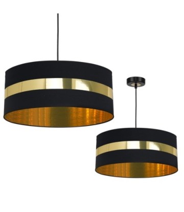 Lampa wisząca PALMIRA BLACK / GOLD 1xE27 60W