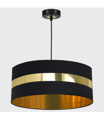 Lampa wisząca PALMIRA BLACK / GOLD 1xE27 60W