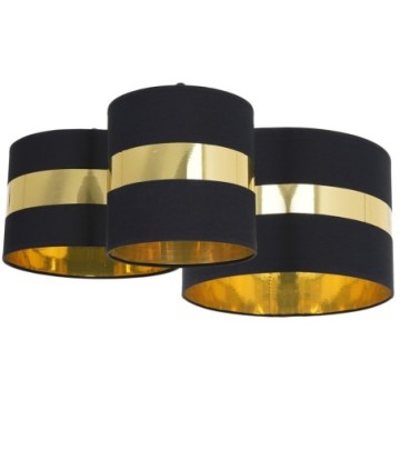 Lampa sufitowa PALMIRA BLACK / GOLD 3xE27