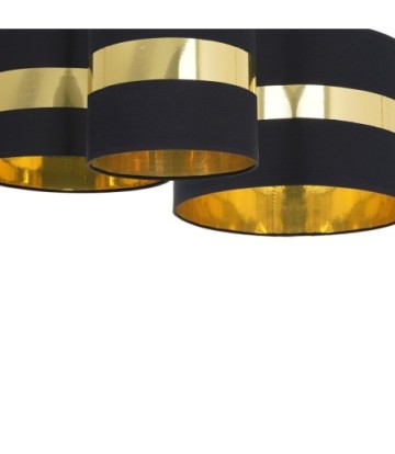 Lampa sufitowa PALMIRA BLACK / GOLD 3xE27