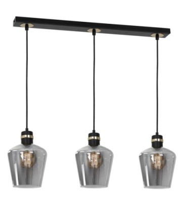 Lampa wisząca RICHMOND BLACK / GOLD 3xE27  Listwa