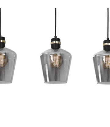 Lampa wisząca RICHMOND BLACK / GOLD 3xE27  Listwa