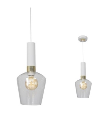 Lampa wisząca ROMA WHITE 1xE27