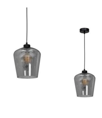 Lampa wisząca SANTIAGO SMOKED 1xE27