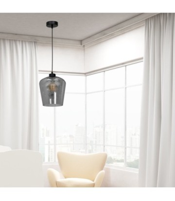 Lampa wisząca SANTIAGO SMOKED 1xE27