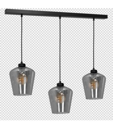 Lampa wisząca SANTIAGO SMOKED 3xE27