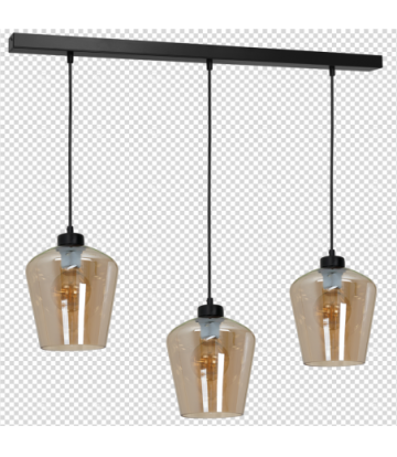 Lampa wisząca SANTIAGO AMBER 3xE27