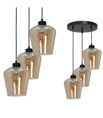 Lampa wisząca SANTIAGO AMBER 3xE27