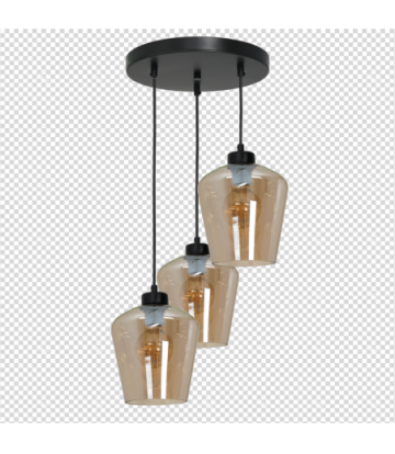 Lampa wisząca SANTIAGO AMBER 3xE27