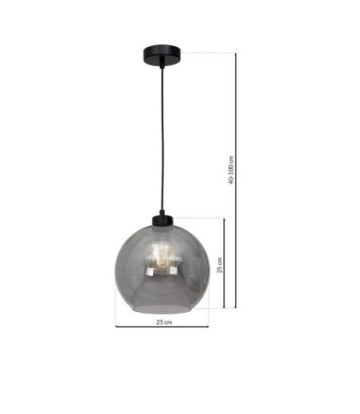 Lampa wisząca SOFIA SMOKED 1xE27