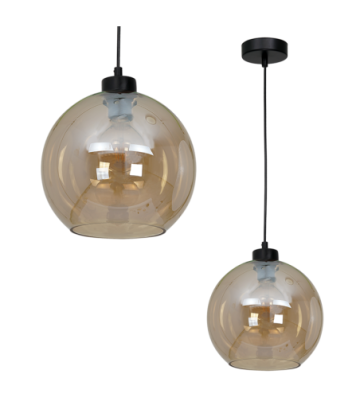 Lampa wisząca SOFIA AMBER 1xE27