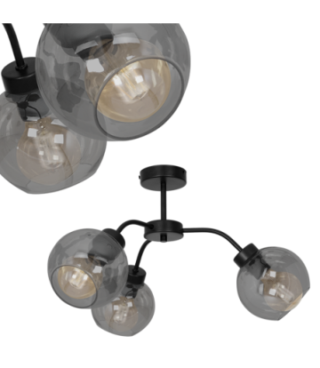 Lampa sufitowa SOFIA SMOKED 3xE27