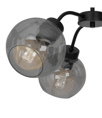 Lampa sufitowa SOFIA SMOKED 3xE27