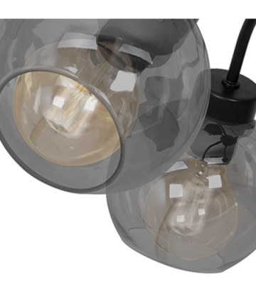 Lampa sufitowa SOFIA SMOKED 3xE27