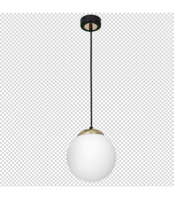 Lampa wisząca SPARTA BLACK / GOLD 1xE27