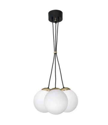 Lampa wisząca SPARTA BLACK / GOLD 3xE14