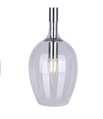 Lampa wisząca TANGO CLEAR 3xE14