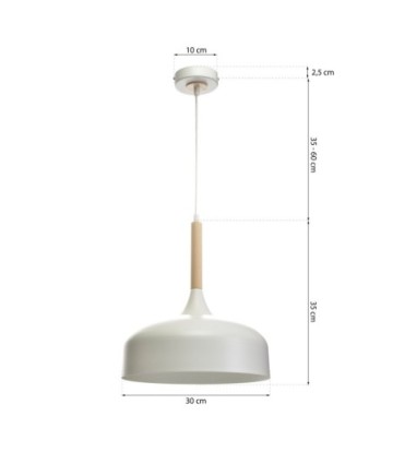 Lampa wisząca TAYLOR WHITE 1xE27 60W