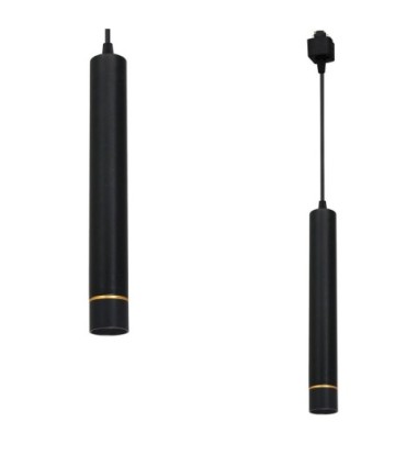 TRACK LIGHT PENDANT BLACK/GOLD 3W LED