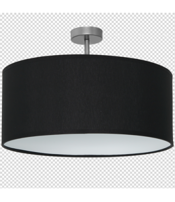 Lampa podsufitowa CASINO BLACK/CHROME 1xE27