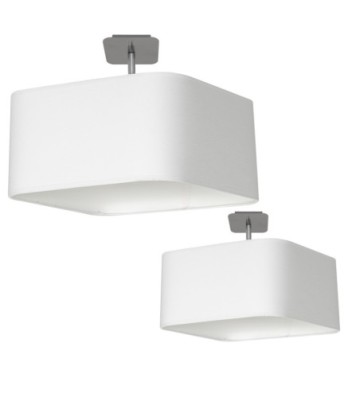 Lampa podsufitowa NAPOLI WHITE/CHROME 1xE27