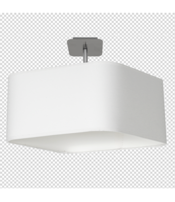 Lampa podsufitowa NAPOLI WHITE/CHROME 1xE27