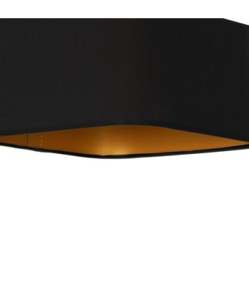 Lampa podsufitowa NAPOLI BLACK/GOLD 1xE27