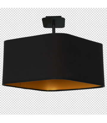 Lampa podsufitowa NAPOLI BLACK/GOLD 1xE27