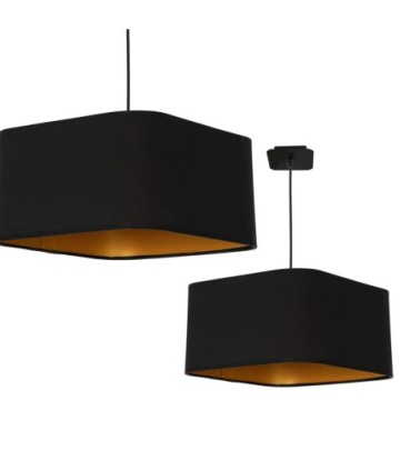 Lampa wisząca NAPOLI BLACK/GOLD 1xE27