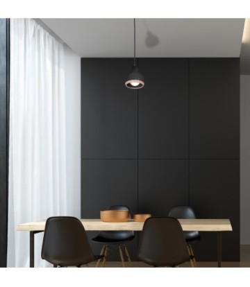 Lampa wisząca OVAL BLACK 1xE27