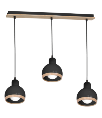 Lampa wisząca OVAL BLACK 3xE27