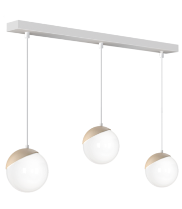 Lampa wisząca SFERA WOOD 3xE14