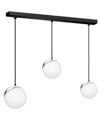 Lampa wisząca SFERA BLACK/CHROME 3xE14