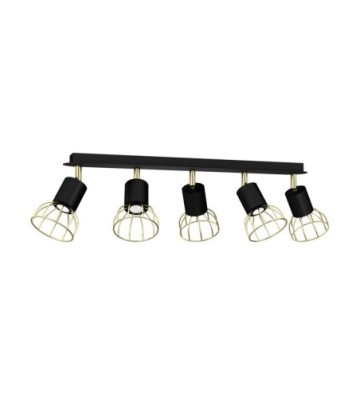 Lampa sufitowa DANTE Black/Gold 5x mini GU10