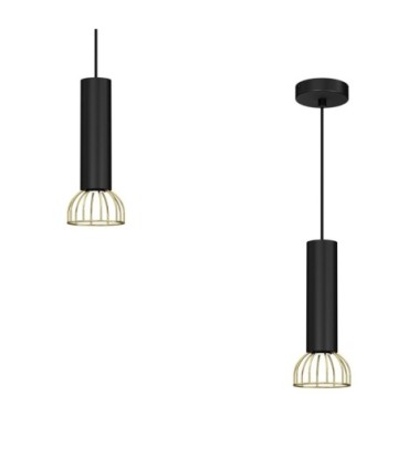 Lampa wisząca DANTE Black/Gold 1x mini GU10