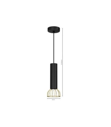 Lampa wisząca DANTE Black/Gold 1x mini GU10