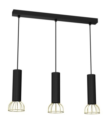 Lampa wisząca DANTE Black/Gold 3x mini GU10