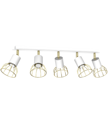 Lampa sufitowa DANTE White/Gold 5x mini GU10