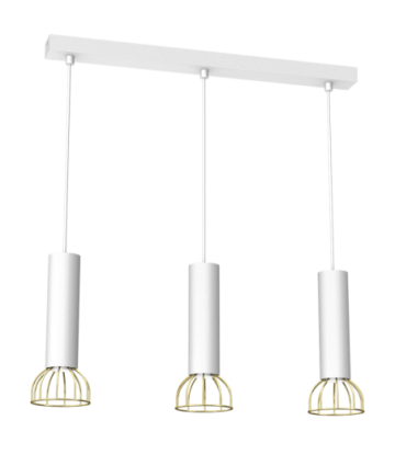 Lampa wisząca DANTE White/Gold 3x mini GU10