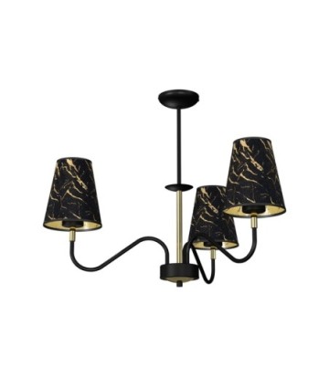 Lampa wisząca HERMES Black/Gold 3xE27