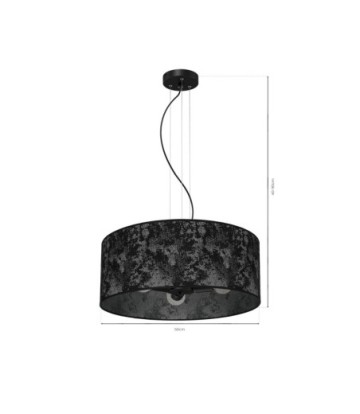 Lampa Wisząca SATINO SILVER 3xE27