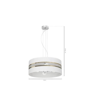 Lampa Wisząca ULTIMO WHITE 3xE27